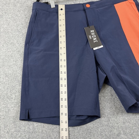 Rhone Barrier Swim Shorts Men's L Navy Emberglow NWT - Picture 6 of 7